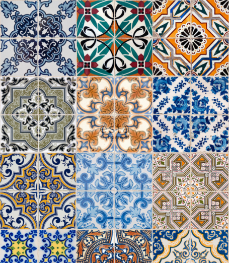 Tapeet XXL Spanish Tiles 158603