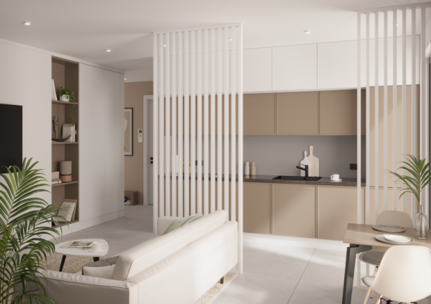 Vahesein Lamele Valge