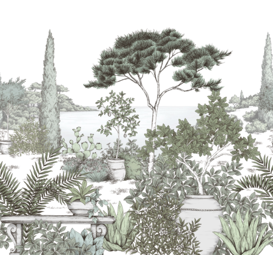 Fototapeet A L&#039;Ombre Des Pins WDWD 200017607 (S)