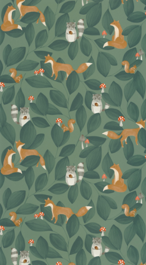 Tapeet Woodland Friends OUAT 88277946