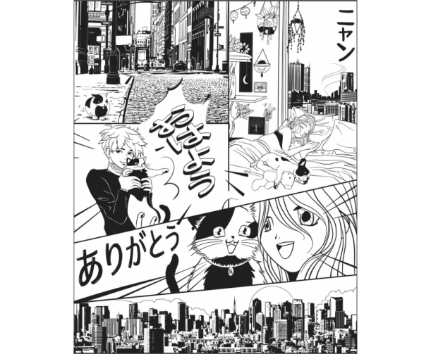 Fototapeet Le Monde du Manga MNM 105849004 (L)