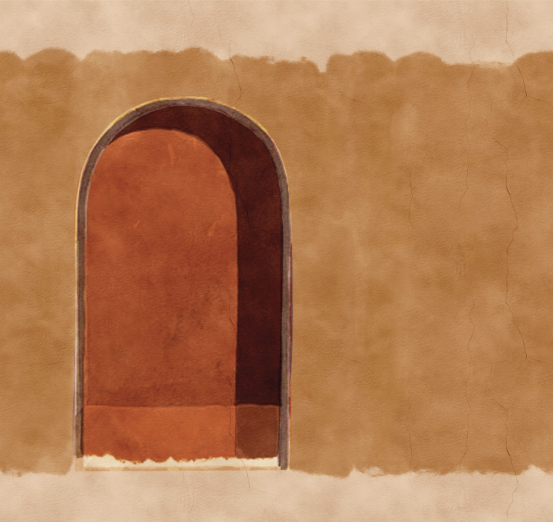 Fototapeet Alcove Sienna