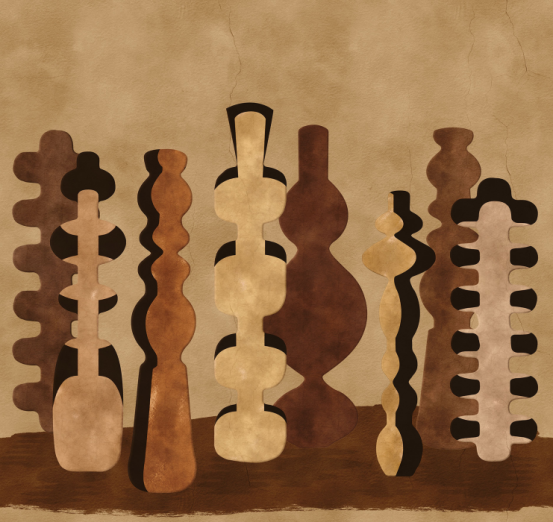 Fototapeet Potteries Sienna