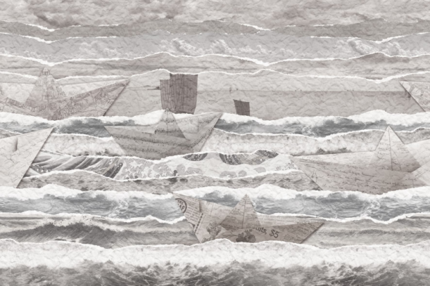 Fototapeet Paper Ship GL1174A