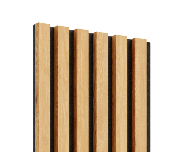 Akustiline seinapaneel Lameo Black/Natural Oak