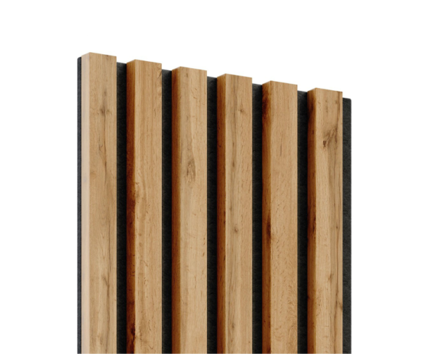 Akustiline seinapaneel Lameo Black/Wotan Oak