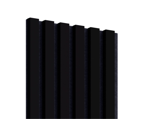 Akustiline seinapaneel Lameo Black/Black Matte