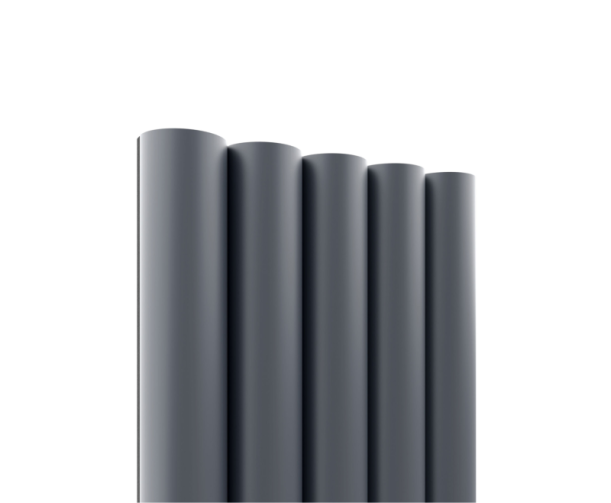 Raadiusega MDF seinapaneel Antracite