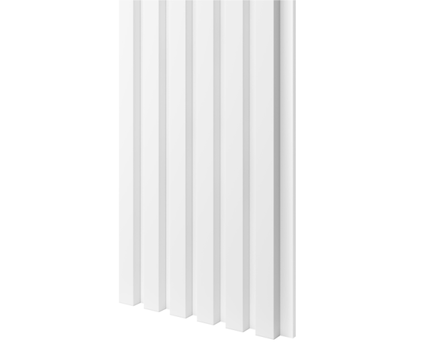 MDF seinapaneel Slim Valge/Valge