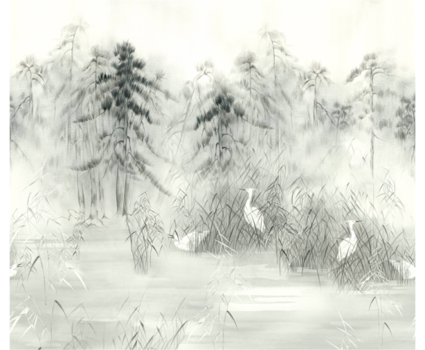 Fototapeet Nuage Lake