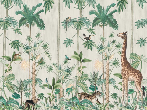 Fototapeet Giraffes Stroll R16791