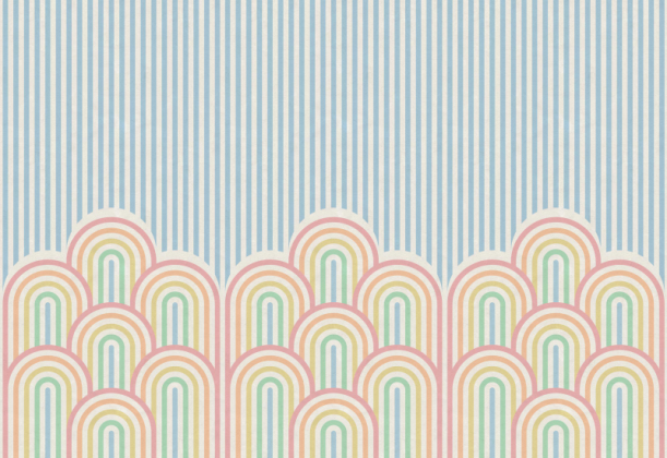 Fototapeet Hilltops Rainbow R16872