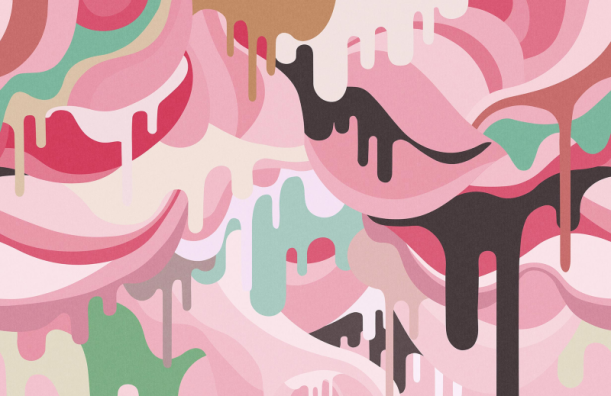 Fototapeet Dripping Rainbow R16943