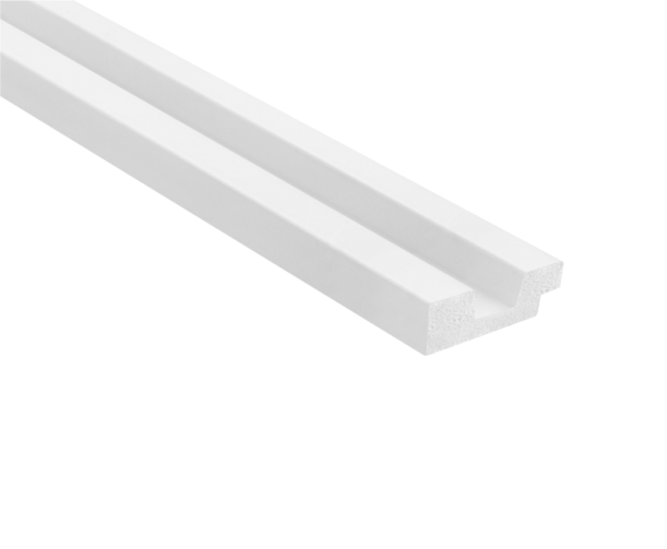 Vasakpoolne ääreprofiil Stretto White L0101LT (200cm)