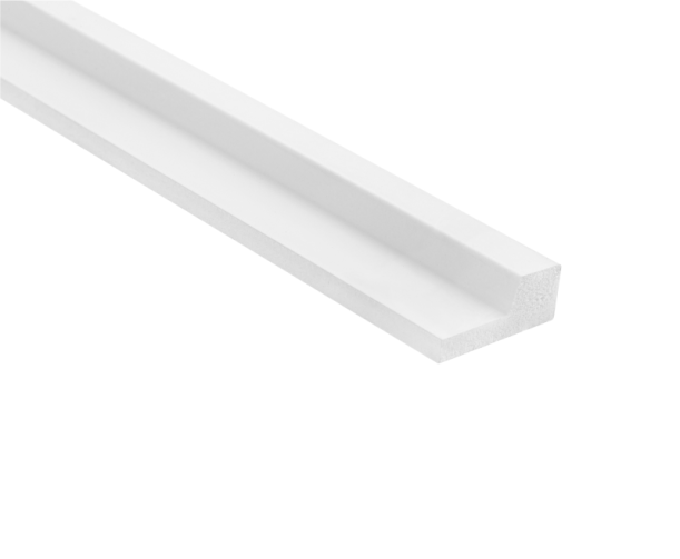 Parempoolne ääreprofiil Stretto White L0101R