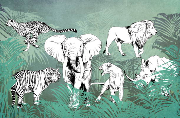 Fototapeet Wildlife V102-2