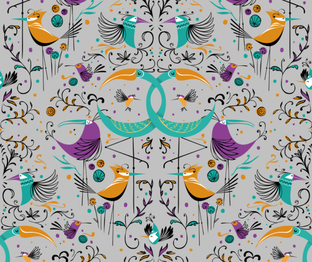 Tapeet Groovy Birds WP182083