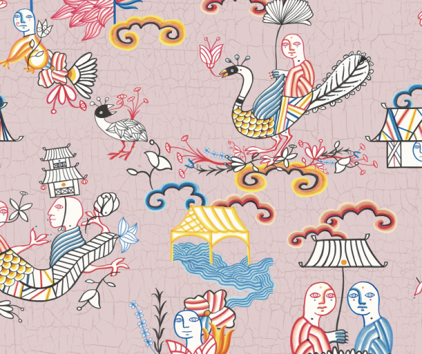 Tapeet Los amantes del Monte Lu WP191072