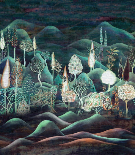 Fototapeet Munnar Teal