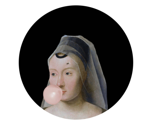 Isekleepuv tapeet Dots Lady Veil