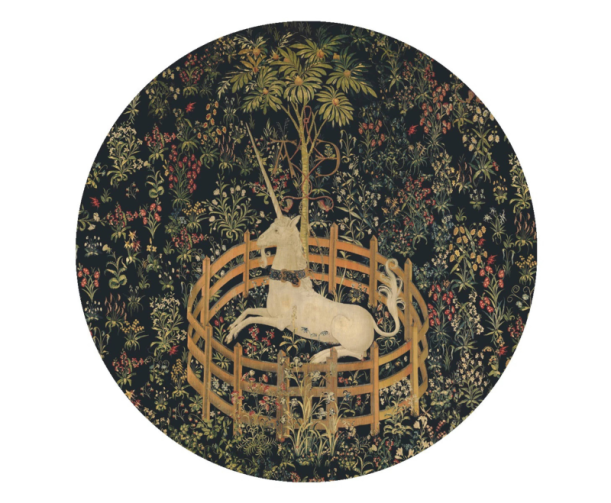 Isekleepuv tapeet Dots Unicorn